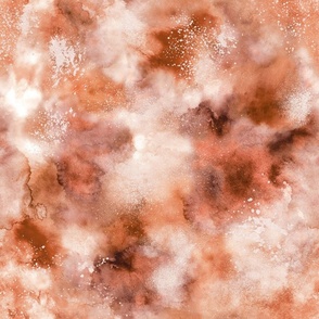 Marble smoky Copper Rust Gold Texture Artistic Abstract Watercolor