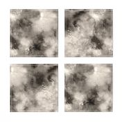 Marble smoky watercolor - Artistic Abstract - Black