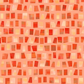 Terrazzo Tiles in Mediterranean Reds