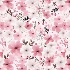 Pink & White Flowers