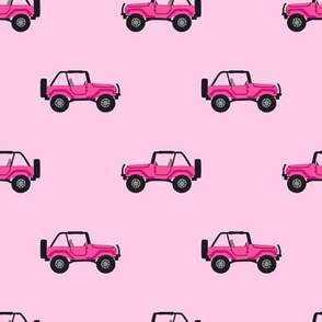 BarbieCon Pink Vintage Jeep Wrangler