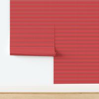 Wisconsin Red And White 1 Inch Strips