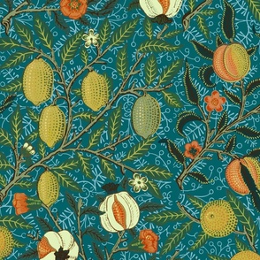 Fruit or Pomegranate ~ William Morris ~ Special Edition ~ Citrus on Libellule