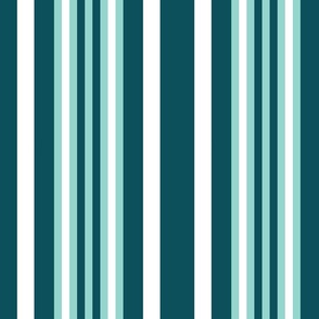 Blue and Turquoise Stripe 