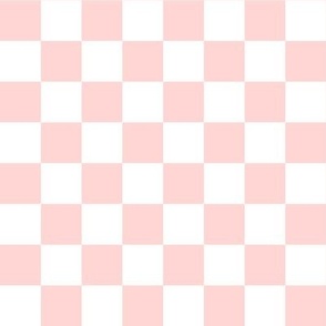 Pink and White Checkerboard