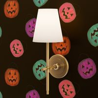 Cute Halloween Jack O'Lantern Candy Buckets  // Black 