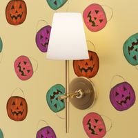 Cute Halloween Jack O'Lantern Candy Buckets 