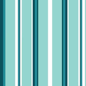 Combo Turquoise Stripes