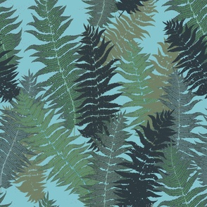 Fern | Large scale | #82CAD3