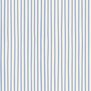 Garden Party – Stripes in Blue and Cream