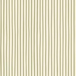 Garden Party – Stripes in Light Green and Cream