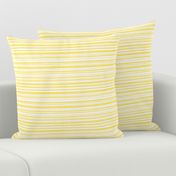 stripe bright yellow on cream