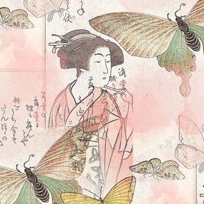 Geisha and Butterflies - 1.1