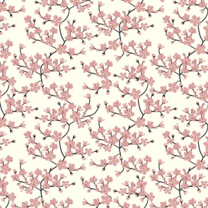 Arboretum- Cherry Blossom- Ivory- Regular Scale