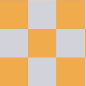 Orange and Grey Checks /  Large