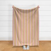 Happy retro Stripes pink, orange - M