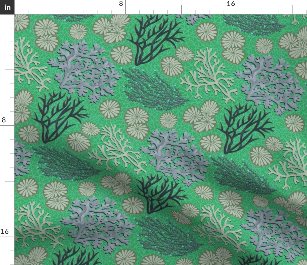 Green Lichen Beauty (medium) - botanical