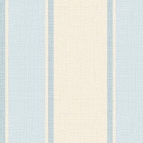 Elegant Stripes (Medium) - Pastel Sky Blue and Cream   (TBS180)