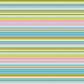 Cheerful Geometry - Pastel Stripes / Medium