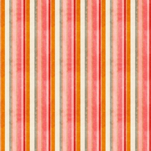 Just Beachy Stripes- Vertical- Pink Orange Red Coral Fawn Sand White Tan Gray- Regular Scale