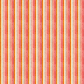 Just Beachy Stripes- Vertical- Pink Orange Red Coral Fawn Sand White Tan Gray- Small Scale