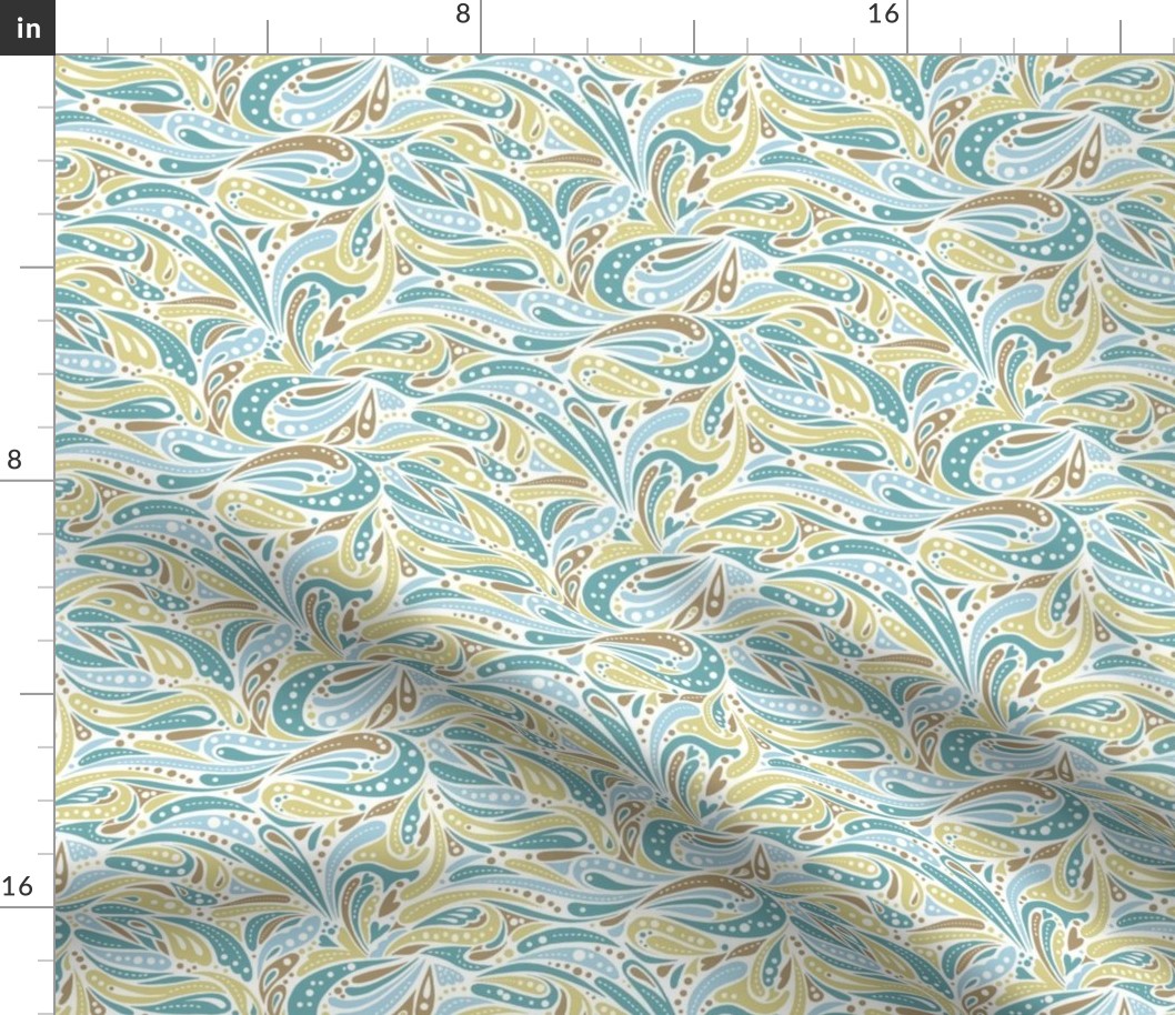 Groovy Splash (summer blue / yellow) small