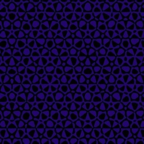 star quasicrystal - black and deep blue-violet