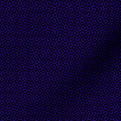 windy city tiny geometric pattern - black and deep blue-violet