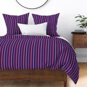 Happy retro Stripes dark Pink, purple, fuchsia - M