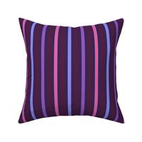 Happy retro Stripes dark Pink, purple, fuchsia - M