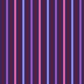 Happy retro Stripes dark Pink, purple, fuchsia - M