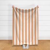 Tangerine Large French Awning Stripe 