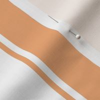 Tangerine Large French Awning Stripe 