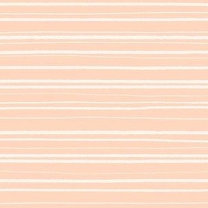 stripe cream on pastel orange