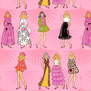 60s B Lite Pink PaperDolls 2.0