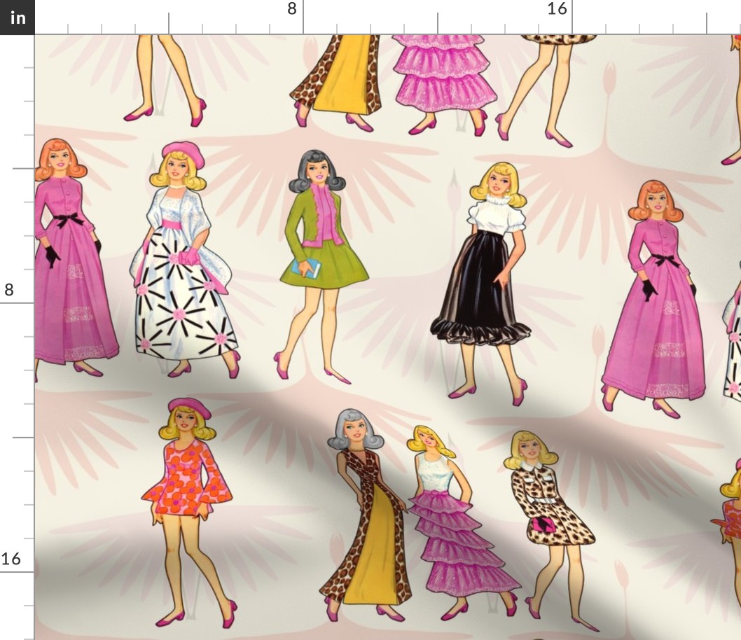 60s Cream PaperDolls 2.0