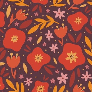Petals & Pebbles – Yellow & Orange