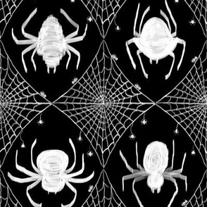 spooky gothic spider web