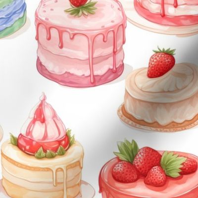 Delicious and fancy cake party (large size)
