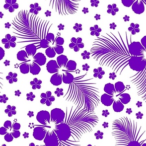 Hawaiian Hibiscus Purple Reversed-LG