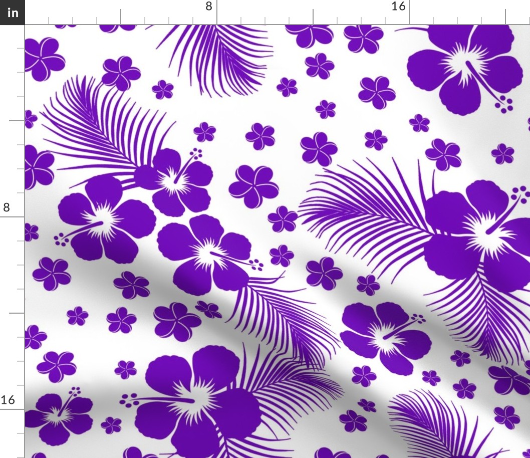 Hawaiian Hibiscus Purple Reversed-LG