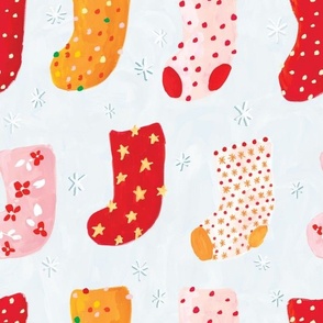 Warm Wishes-12x12 Christmas Stockings