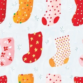 Warm Wishes-10x10 Christmas Stockings