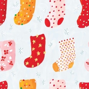 Warm Wishes 9x9 Christmas Stockings