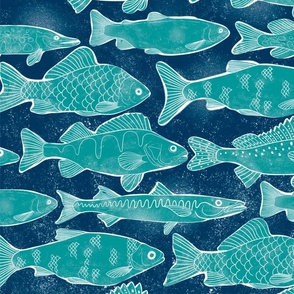 Lake Fish Prints
