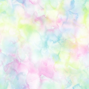 Pastel iridescence watercolor texture tween style