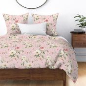 Emma Rosewater Floral – Petal Pink Wallpaper - New 