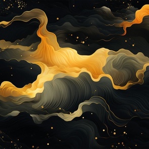 Golden Swirls Horizon