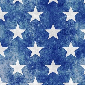Blue White Stars From The USA Flag For Mix And Match Projects Grunge Look