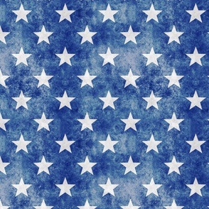 Blue White Stars From The USA Flag For Mix And Match Projects Grunge Look Smaller Scale